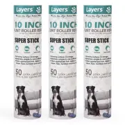 Large Lint Roller Refill, Suitable for Most Large Rollers，mega Rollers, 10 in...
