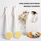 Back Massage Scrubber Dry Body Bath Brush Washer Shower Long Handle Cleaner Skin