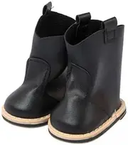 EHJRE 2x18 Doll Boots Fashion Hightops Girl Doll for Christmas Thanksgiving Girl Black