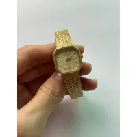 在飛比找蝦皮購物優惠-《SEIKO ALBA 精工》金色八角古董錶 復古錶 女錶