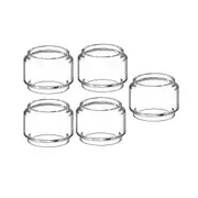 5 Pcs Spare Glass Pyrex Tank Bulbs for GeekVape Zeus Sub Ohm / Zeus X RTA 4.5Ml(Transparent)