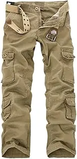 [Haitpant] Spring Mens Cargo Pants Army Big Pockets Decoration Casual Easy Wash Trousers Male Tactical Pants