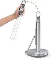 simplehuman Standing Paper Towel Holder with Spray Pump, Brushed Stainless Steel