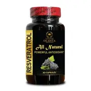 RESVERATROL EXTRACT - Immune support capsules, Energy and metabolism support 1B