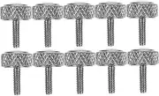 ARTIBETTER 10pcs Vernier Caliper Accessories Locking Screws Flat Head Hardware Locking Screw Caliper Accessories Flat Head Bolts Threaded Bolts Silver Metal