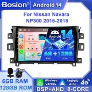 Car Stereo For Nissan Navara NP300 2015-18 Car Play Android14 GPS Navi Head Unit