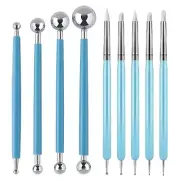 9Pcs Dotting Tools Ball Styluses for Rock Painting Pottery Clay Modeling