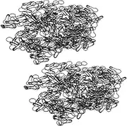 Binxind 400Pcs 22mm Metal Iron Gourd Needle Pin Clothing Tag Light Bulb Gourd Needle Needle Bzz05-3