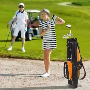 CostwayJunior Complete Golf Club Set for Age 11 to 13-Yellow