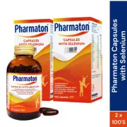 Pharmaton with Ginseng G115 Ginseng and Selenium Energy Booster(2 x 100 tablets)