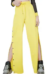 [Kiki Riki] Lemon Wannabe Snap Track Pants