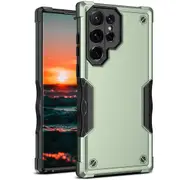 Galaxy S22 Ultra Case Heavy Duty Dual Layer Slim Shockproof Cover - Black