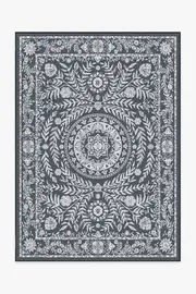 150' x 215' | Machine Washable Runner Rug | Kid & Pet Friendly | Indoor Rug | Fontaine Black Outdoor Rug | Ruggable