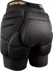 Soared 3D Protection Hip Butt XPE Padded Shorts for Ski, Ice Skating, Snowboardi
