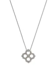 Bloomingdale's Diamond Clover Necklace in 14K White Gold, 1.50 ct. t. w.