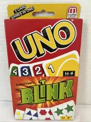 UNO Classic Reinhard Staupe's Blink Card Game Bundle 2 Game Pack New
