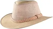 [Daesan] Mesh Safari Hat for Men Soaker Golf Sun Hats Summer Wide Brim Outback Cap