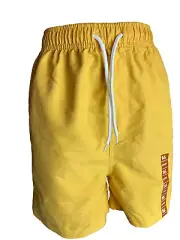 BNWT Boys Sz 16 Smart Yok Yellow Anko Elastic Waist Swim Board Sports Shorts