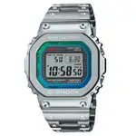 CASIO 卡西歐 G-SHOCK 電波 藍牙 太陽能電力 絢彩時刻 全金屬 百搭銀 經典系列 GMW-B5000PC-1_43.2MM