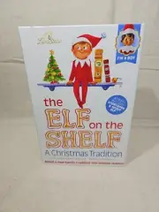 ELF ON THE SHELF Boy Doll W/Brown Eyes & A Christmas Tradition Book (C3)