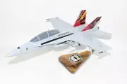 VMFA-242 Bats F/A-18D Model, 1/37th (18") Scale, Mahogany