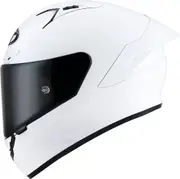 KYT NZ-Race Plain, full face helmet , color: White , size: XL
