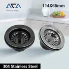 Kitchen Bar Sink Waste Filter Strainer Drainer Stopper Plug 114 / 90mm Watermark