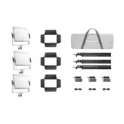 Godox Litemons LP600R RGB LED White Light Panel with High Brightness 3 Light Kit