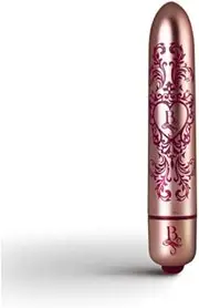 Luxury 10-Speed Waterproof Bullet Vibrator, Rose Gold, Battery Included Adult Sex Toys Rose Vibrator Sex Toys For Women Sex Toys Vibrator Dildo Vibrater Sex Toysfemale Adult Toy Rabbit Thrusting Dildo Vibrators