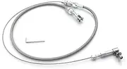 Hosioe 24inch Braided Throttle Cable Kits Can be Cut to Fit any Application