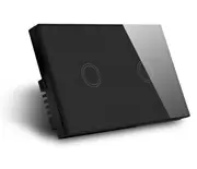 Zigbee Double Light Switch (Black)