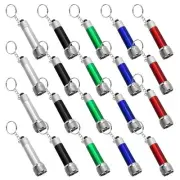 20 Packs Mini LED Flashlights, 2.7 Inch Pocket Flashlight Keychain 5 Bulbs LE...
