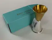 KATE SPADE JIGGER MORE LESS SILVER GOLD TWO OF A KIND NEW 2oz