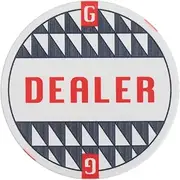 Ceramic Dealer Button for Poker Games Poker Accessory Fun Reward Coins for Indoor Comfortable Touching Experience