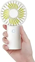 JISULIFE Handheld Fan with 20 Hours of Cooling, 4000mAh Battery, USB Rechargeable Portable Fan for Travel, Makeup, Concerts & Commute – Stay Cool Everywhere (White)