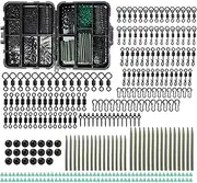 Carp Tackle Kit - Set of 300 Carp Fishing Accessories,Professional Outdoor Equipment for Lake Freshwater Saltwater Bank River Sea