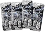 Driven by Refresh (88107) Dog Tags Novelty Black Out Air Freshener, (Pack of 4)