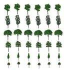 100 Pcs Landscape Scenery Scale Trees Architecture Model Trees