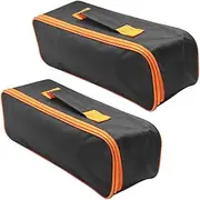 Gadpiparty 2Pcs Portable Vacuum Cleaner Storage Bag Car Organizer Kit Durable Black Tool Storage Case with Widened Handle for Automotive and Home Use Wear Resistant and Easy to Carry