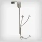 Liberty B25199P-NIC Over The Door 4 Hook Antenne Coat Hat Rail Satin Nickel