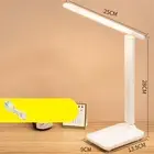 QT Table Lamp Eye Protection Touch Dimming Charging 180 Degree Flip Folding Stan
