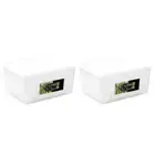 2x Lemon & Lime Keep Fresh Vegetable Storer 26cm/5L Storage Container Organiser
