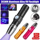 365nm Mini UV Violet Light USB LED Flashlight Blacklight Inspection Lamp Torch
