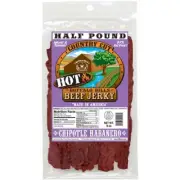 Chipotle Habanero Country Cut beef Jerky Buffalo Bills 1/2 Pound Bag Jerky Hut