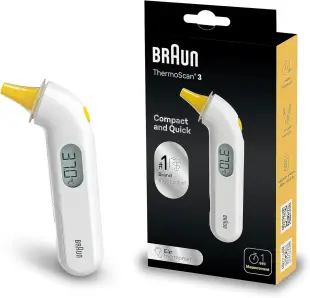 Braun ThermoScan 3 IRT3030 紅外線嬰兒兒童耳溫槍 - 平行進口