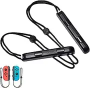Xolixorium 2-Pack Wrist Straps for Nintendo Switch Joy-Con – Adjustable Lanyards with Secure Lock – Compatible with Joy-Con Controllers – Black