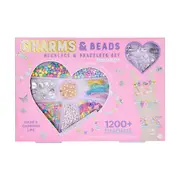 Make Your Own Charms and Beads Necklace and Bracelets Set