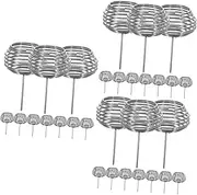 GANAZONO 3sets Fertiliser Basket Fertilizer Boxes for Bonsai Reusable Stainless Steel Container 10pcs*3