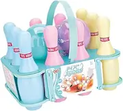 Ｓｉｍｈｏａ Bowling Playset for Kids with Stand, Fun Indoor Leisure Experience, Macaron Color 19cm