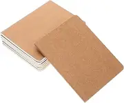 DOITOOL 6pcs Travel Notebook Unlined Sketchbook Blank Pages for Drawing Doodling and Journaling Smooth Writing Experience Elegant Design for School Work and Travel
